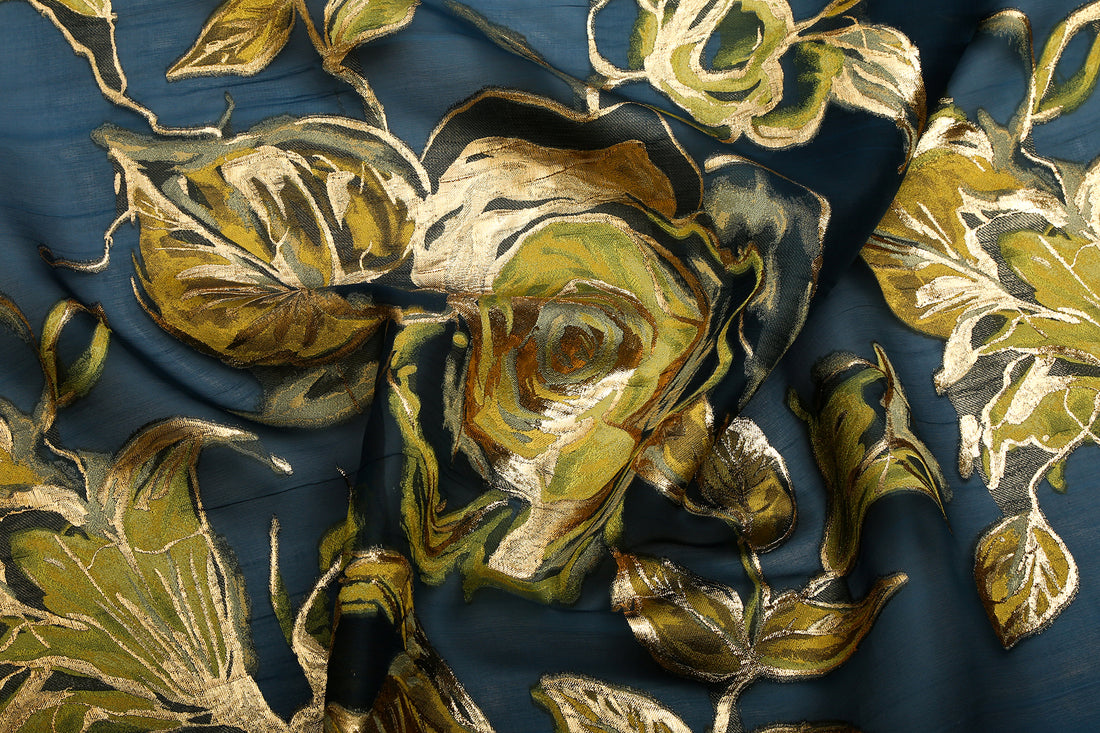 Organza jacquard Pure Silk