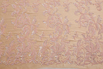 Beaded Silk Tulle Beaded Fabric
