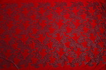 Beaded Silk Satin Beaded Fabric