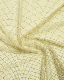 Beaded Silk Tulle Beaded Fabric