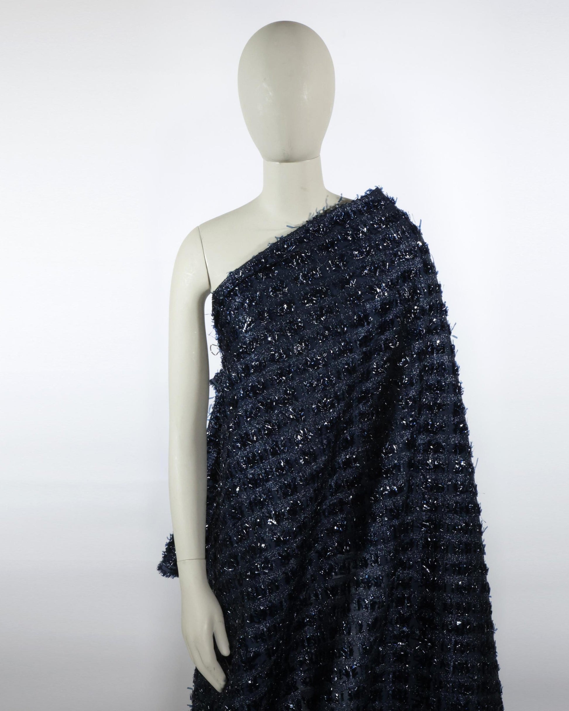 Viscose Polyester Viscose Striped Fabric