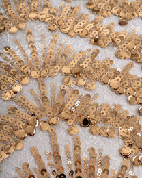 Silk Tulle Geometric Fabric