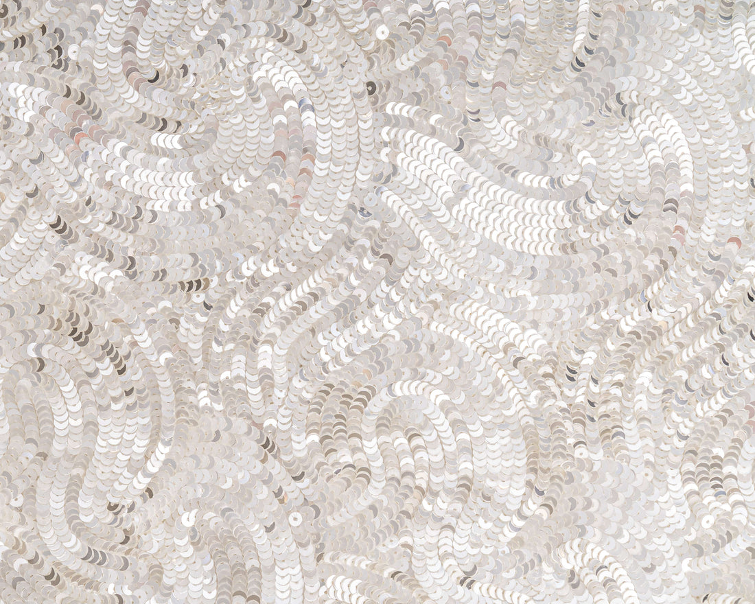 Layered sequined tulle