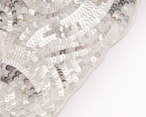 Layered sequined tulle