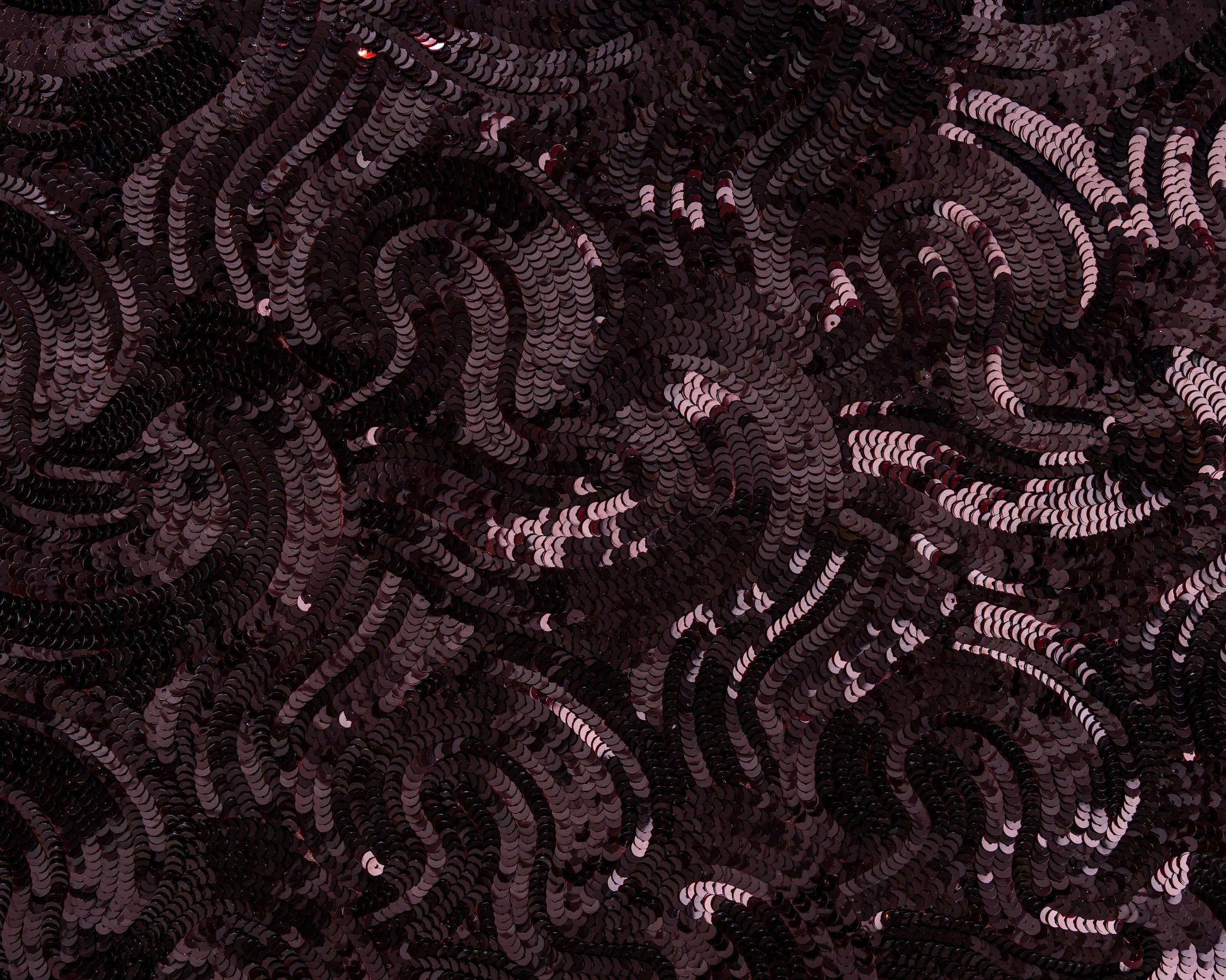 Layered sequined tulle