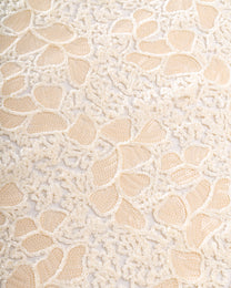 Velvet embroidered tulle with sequins