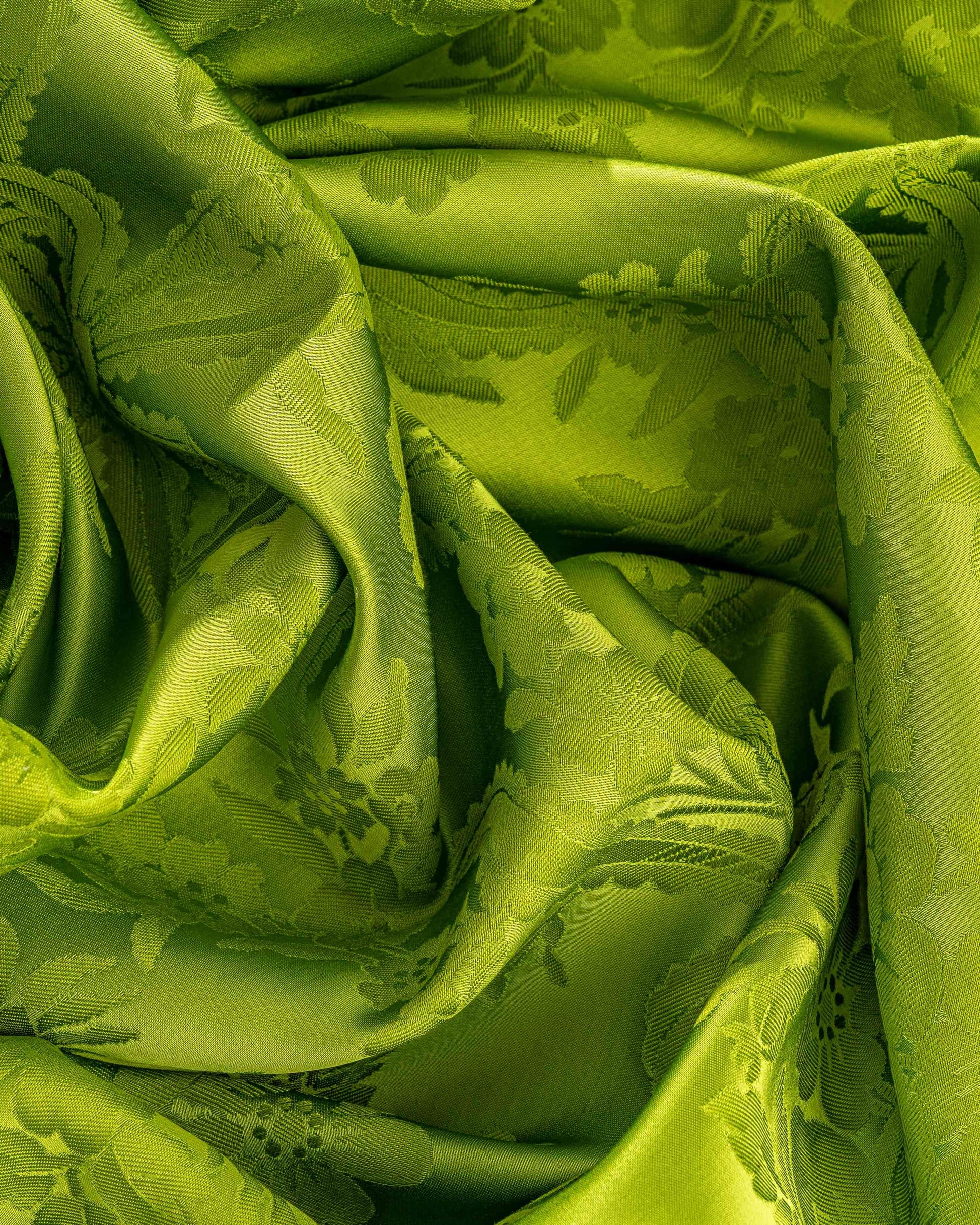 Silk Cotton Floral Fabric