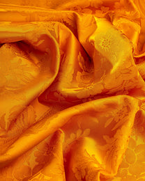 Silk Cotton Floral Fabric