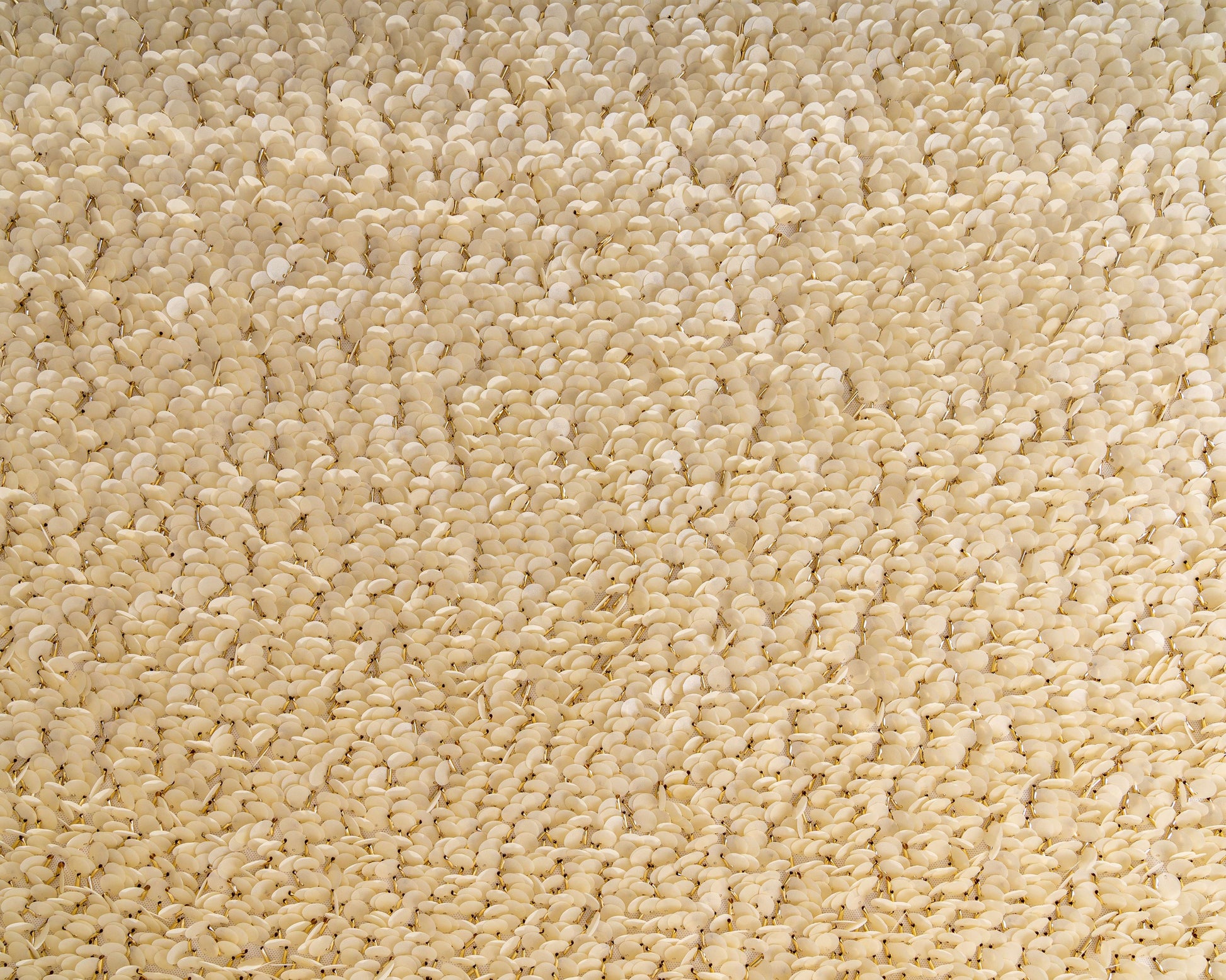 Stretch tulle fabric with sequins