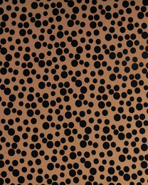 Silk Wool Polka Fabric