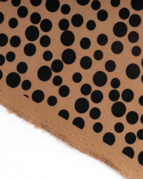 Silk Wool Polka Fabric