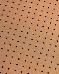 Silk Wool Polka Fabric
