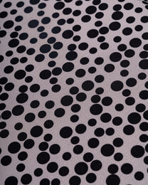 Silk Wool Polka Fabric