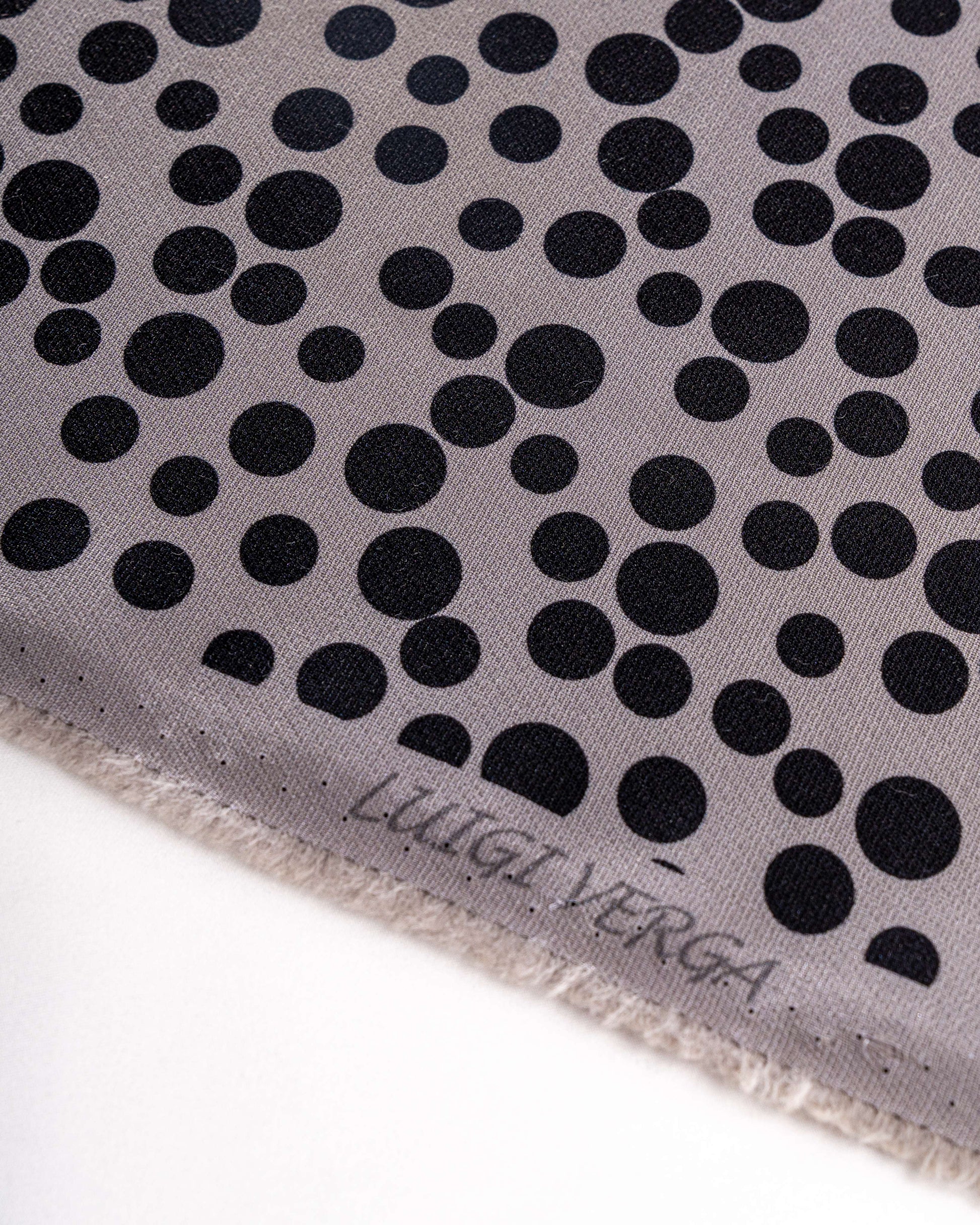 Silk Wool Polka Fabric