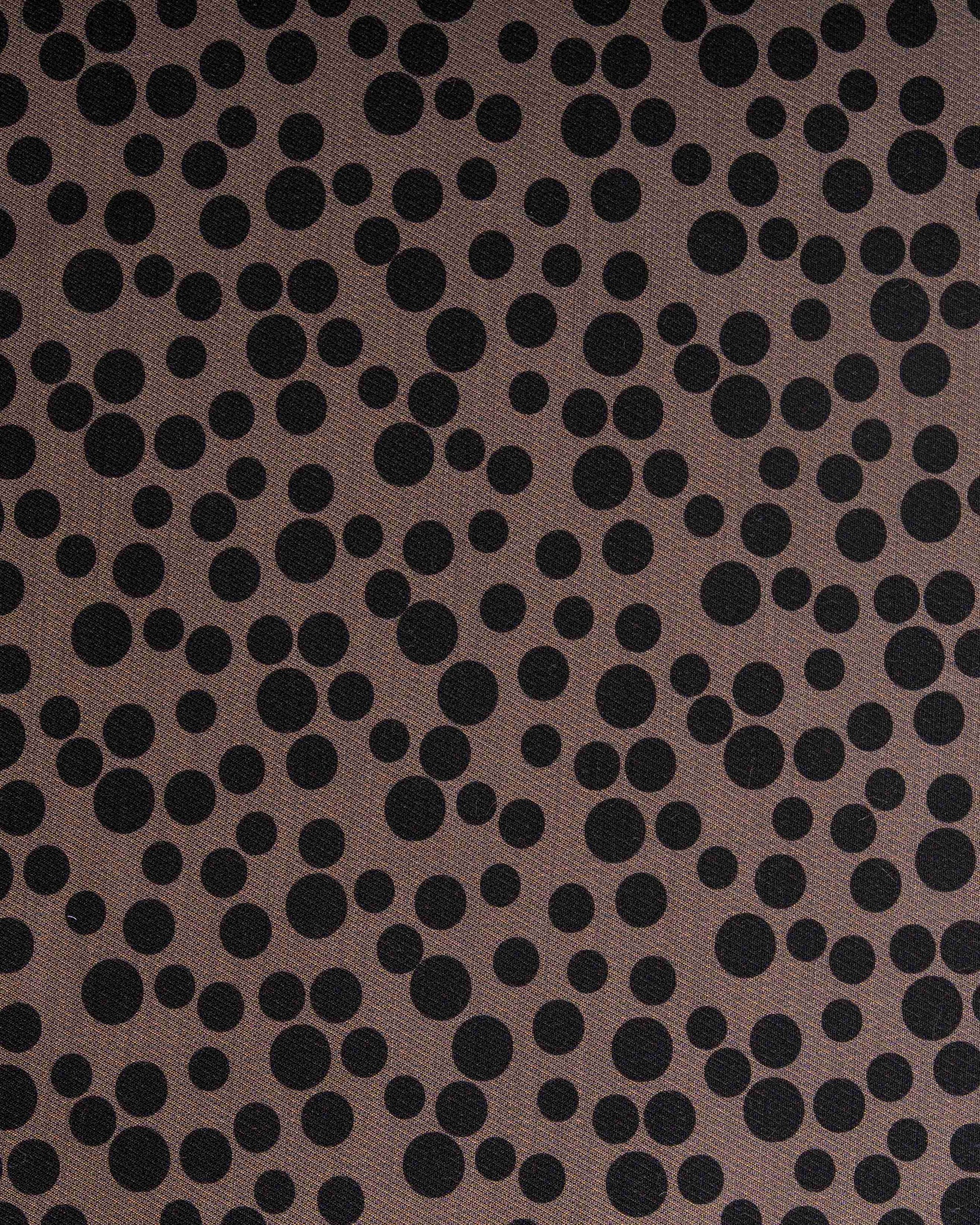 Silk Wool Polka Fabric