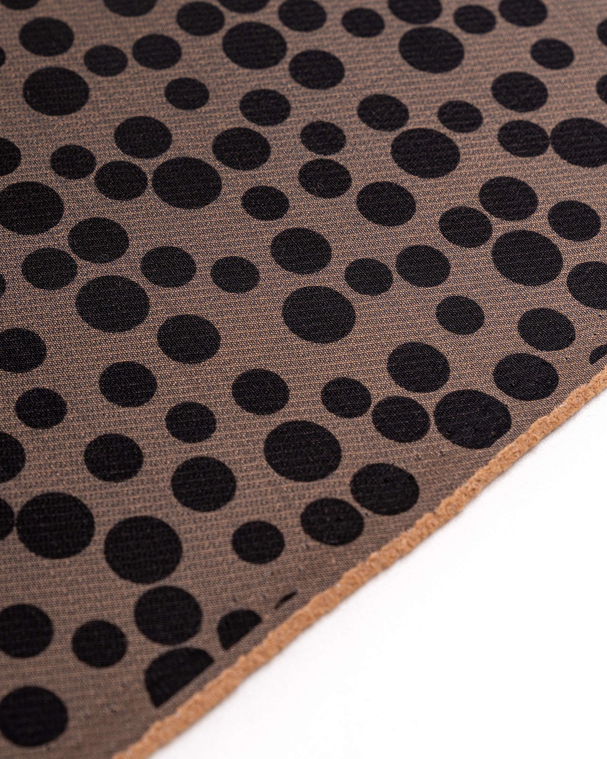 Silk Wool Polka Fabric