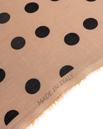 Silk Wool Polka Fabric