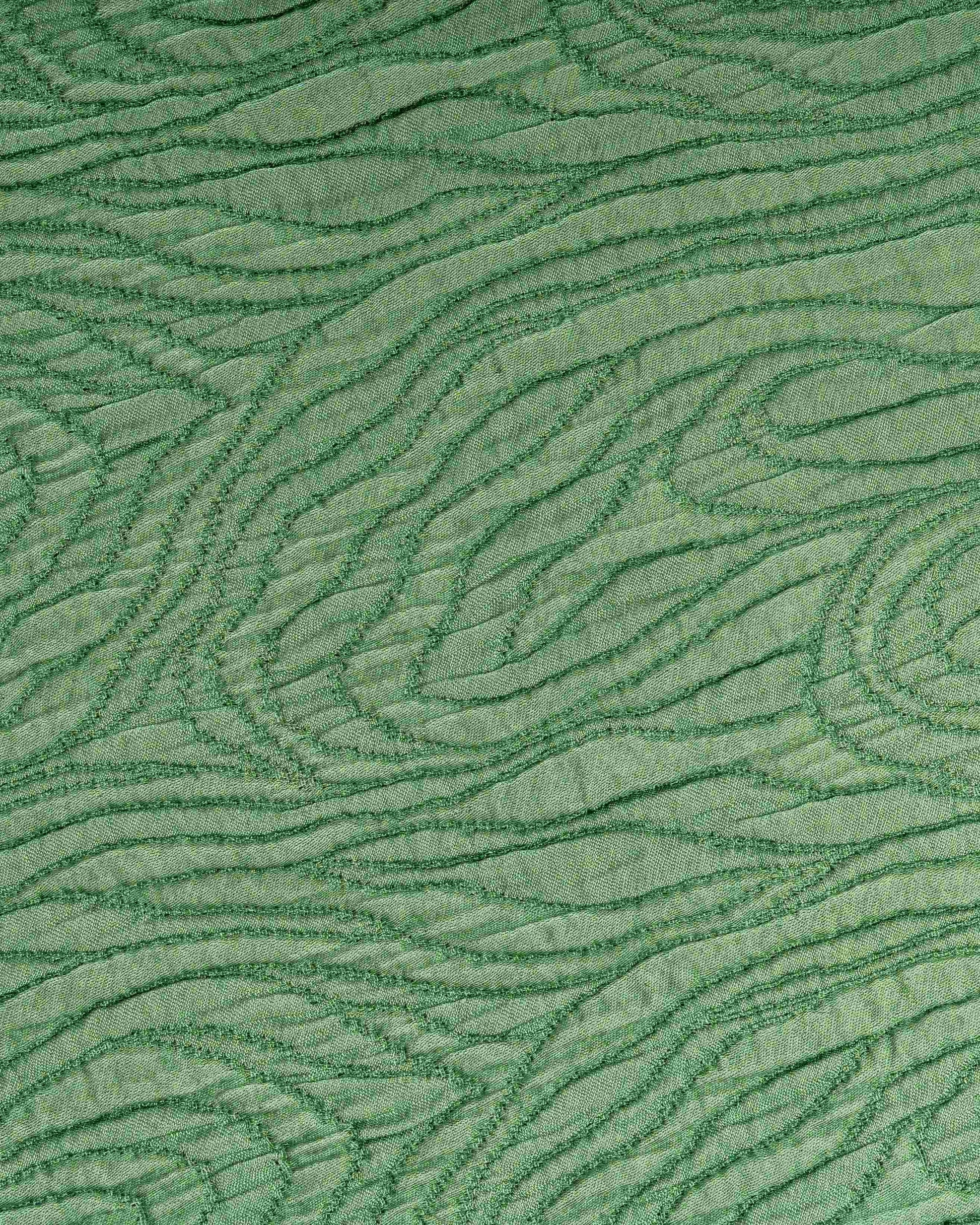 Silk Jacquard Geometric Fabric