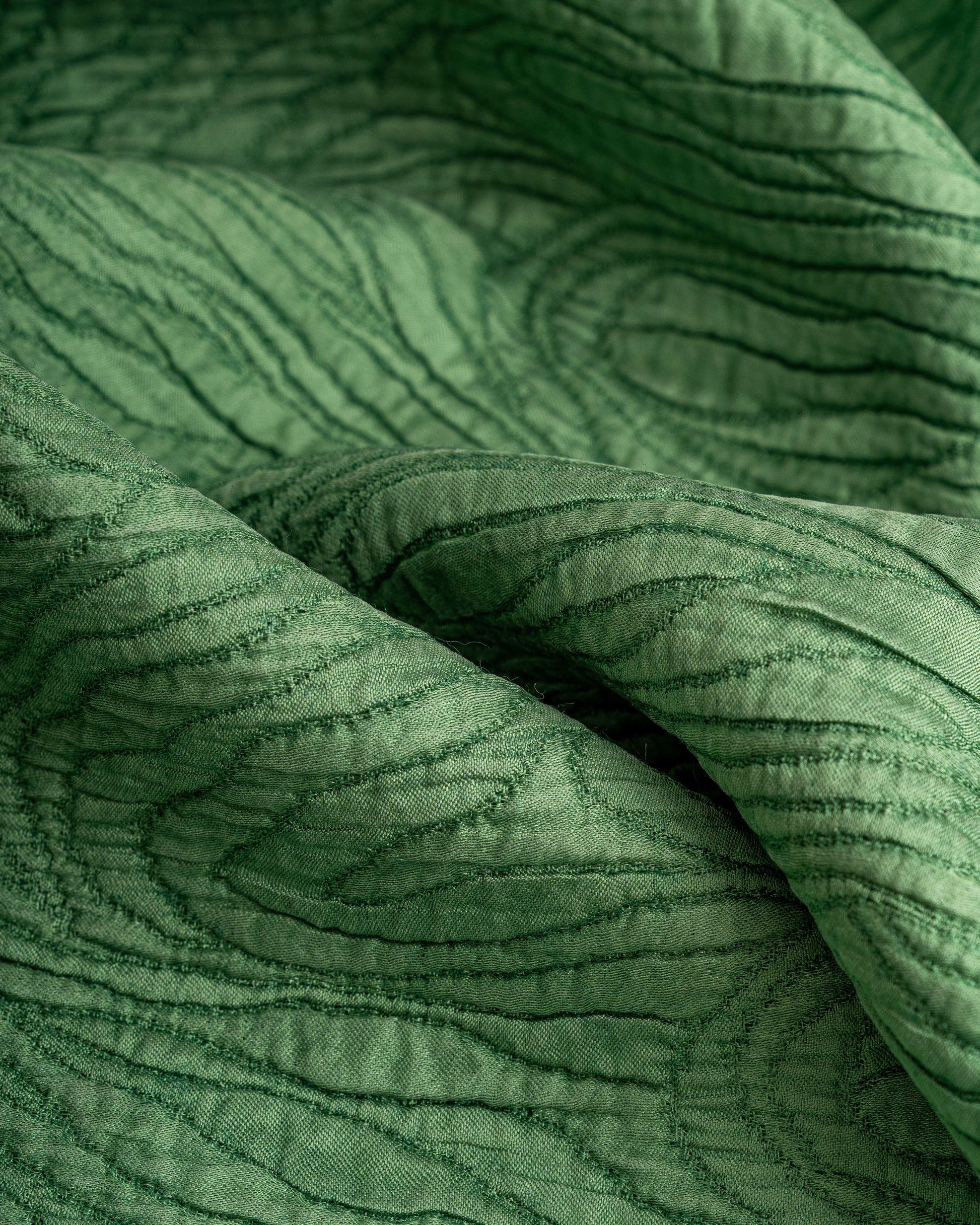 Silk Jacquard Geometric Fabric