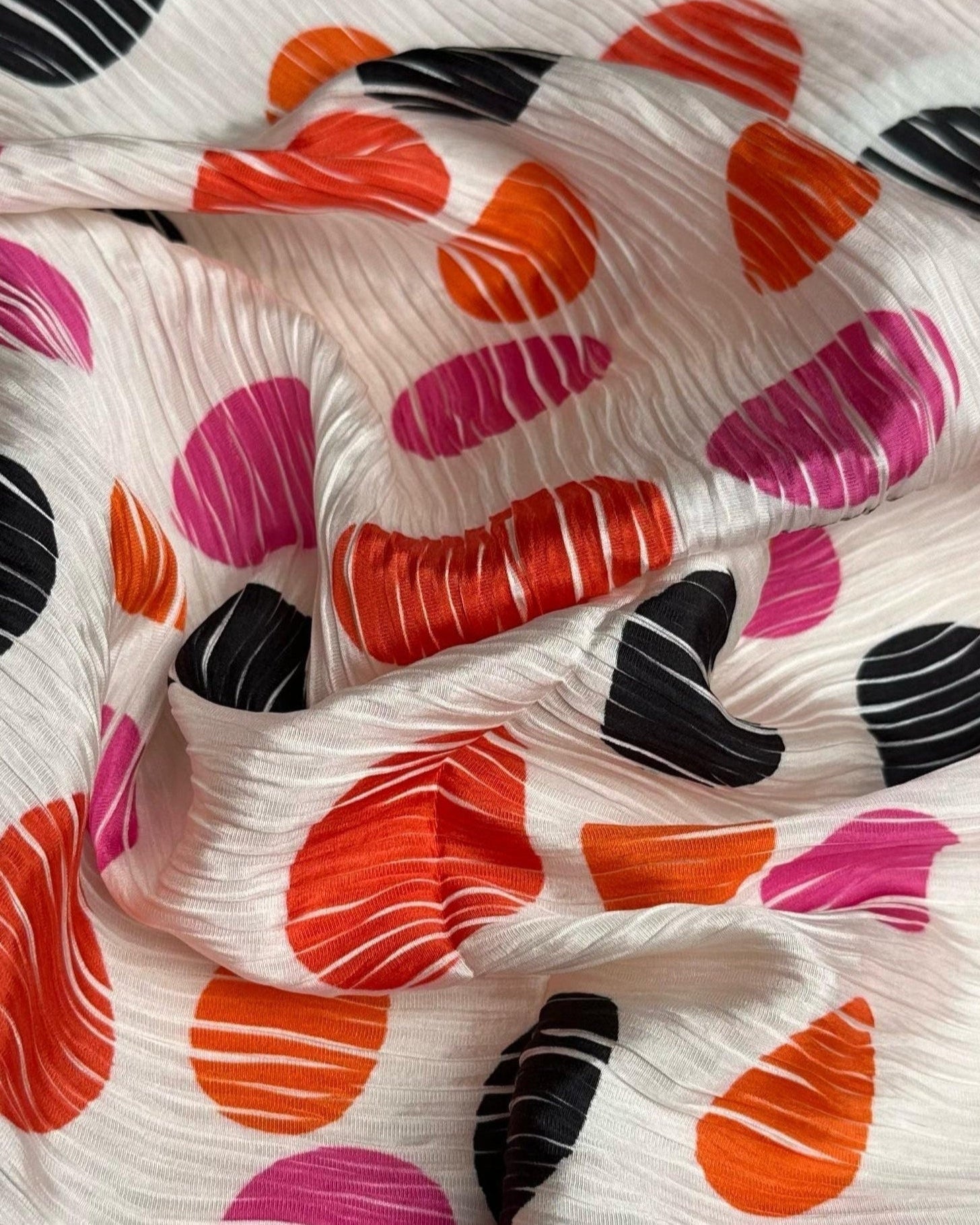 Silk Twill Printed Fabric