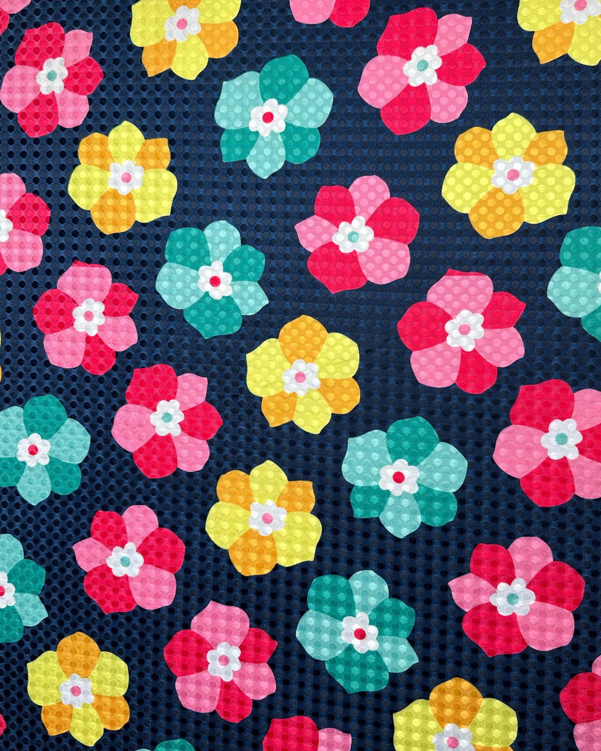 Crepe Jacquard Crepe Floral Fabric
