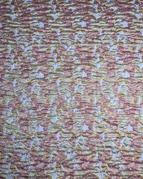 Silk Jacquard Floral Fabric