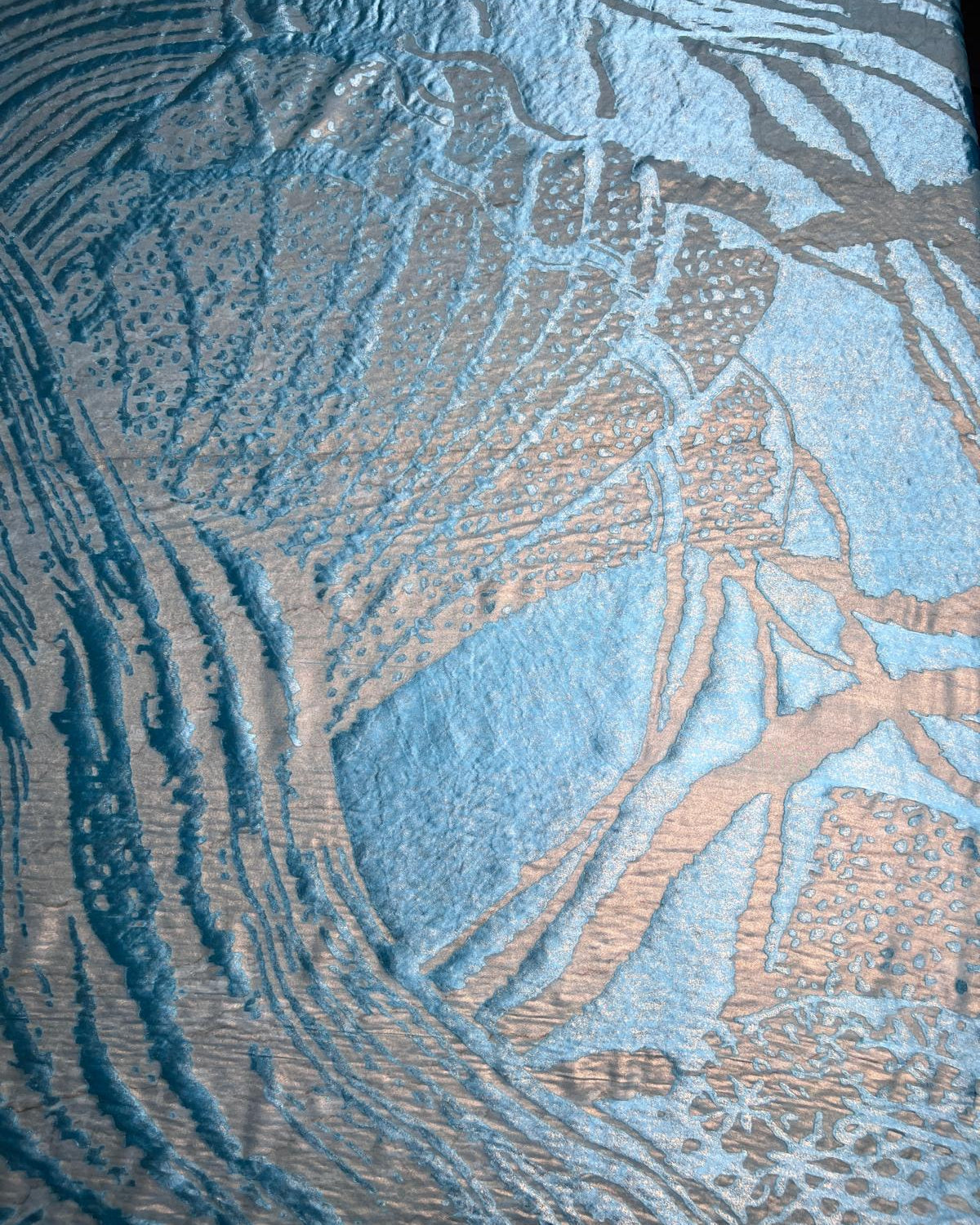 Silk Chiffon Floral Fabric