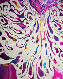 Silk Chiffon Floral Lace