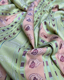 Cotton Jacquard Striped Fabric