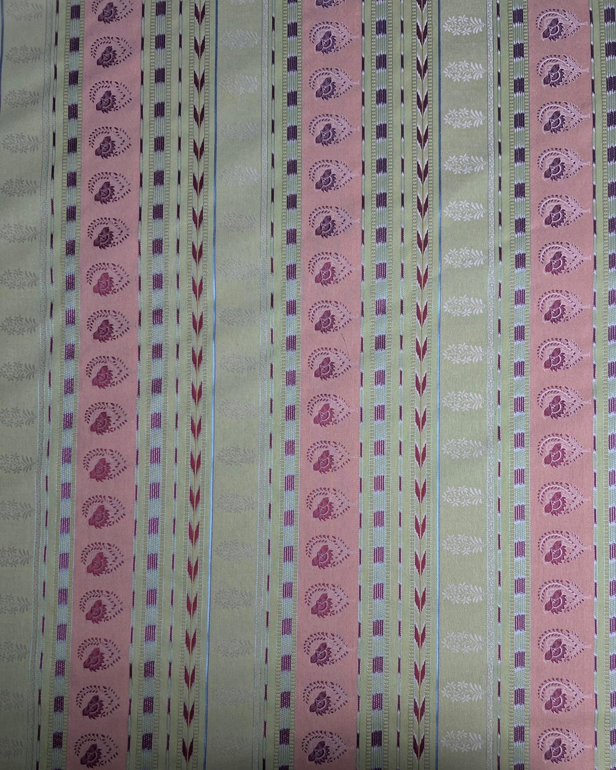 Cotton Jacquard Striped Fabric