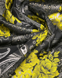 Italian Jacquard Floral Fabric