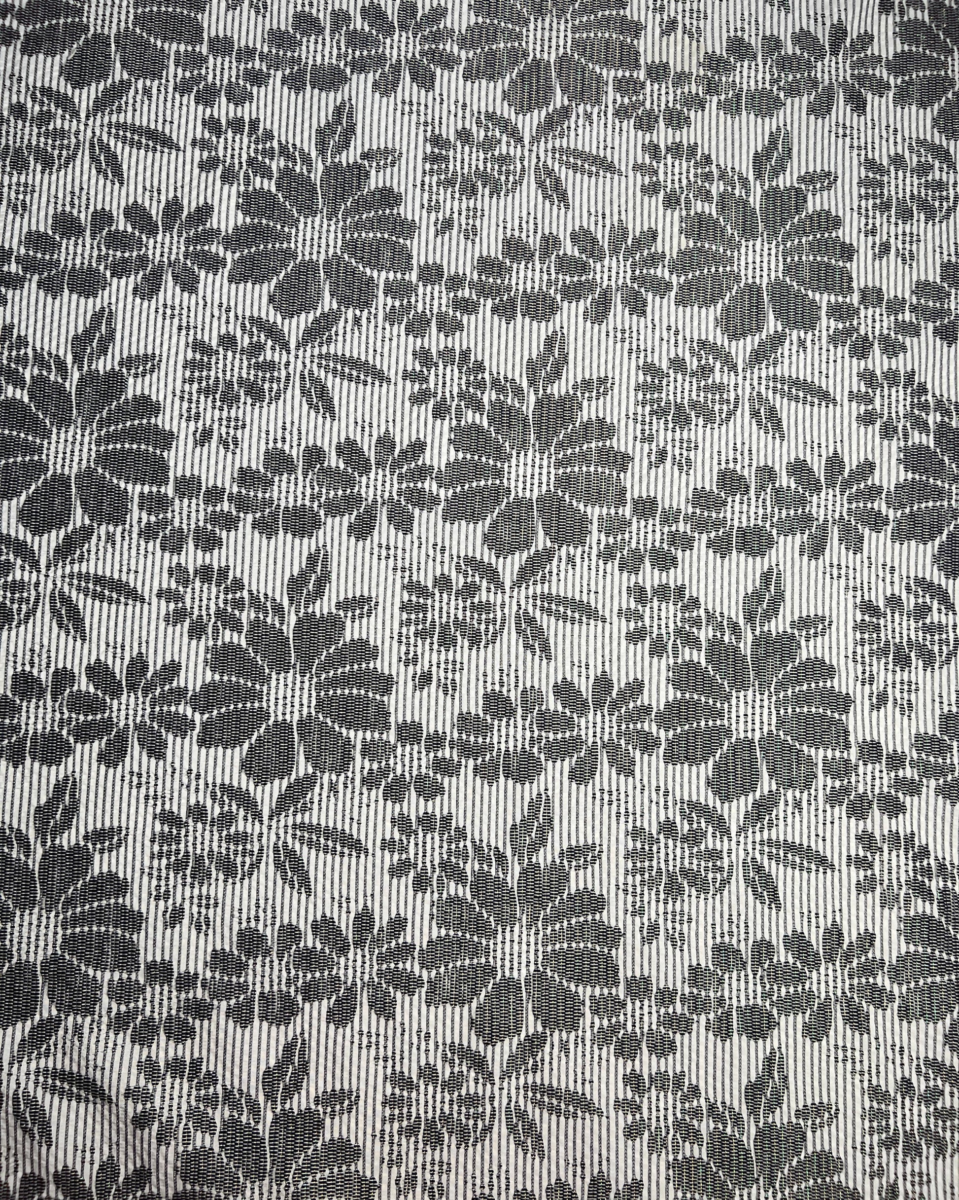 Cotton Jacquard Floral Fabric