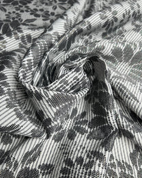 Cotton Jacquard Floral Fabric