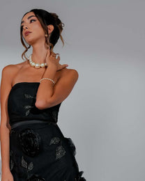 Tulle Embroidery prominent with Beeds