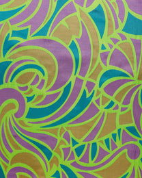 Oskar Silk Jacquard Geometric Fabric