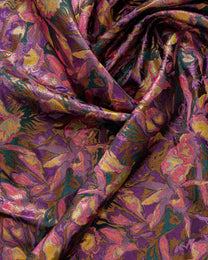 Valentino Silk Jacquard Geometric Fabric