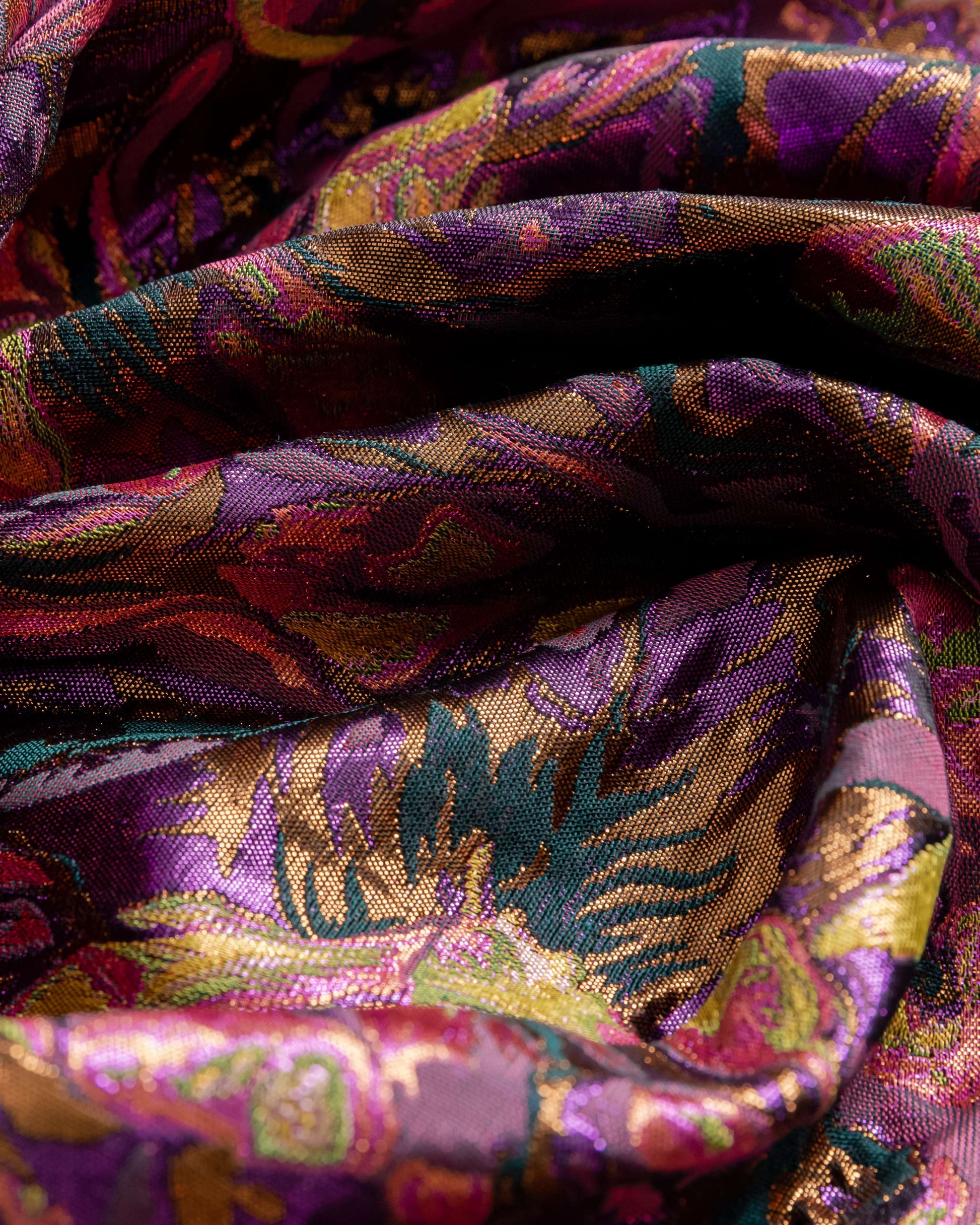 Valentino Silk Jacquard Geometric Fabric