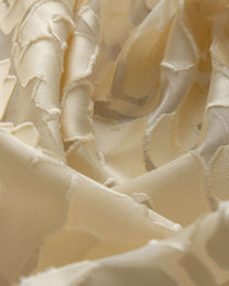 Italian Silk Jacquard Geometric Fabric