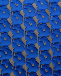 Italian Silk Jacquard Geometric Fabric