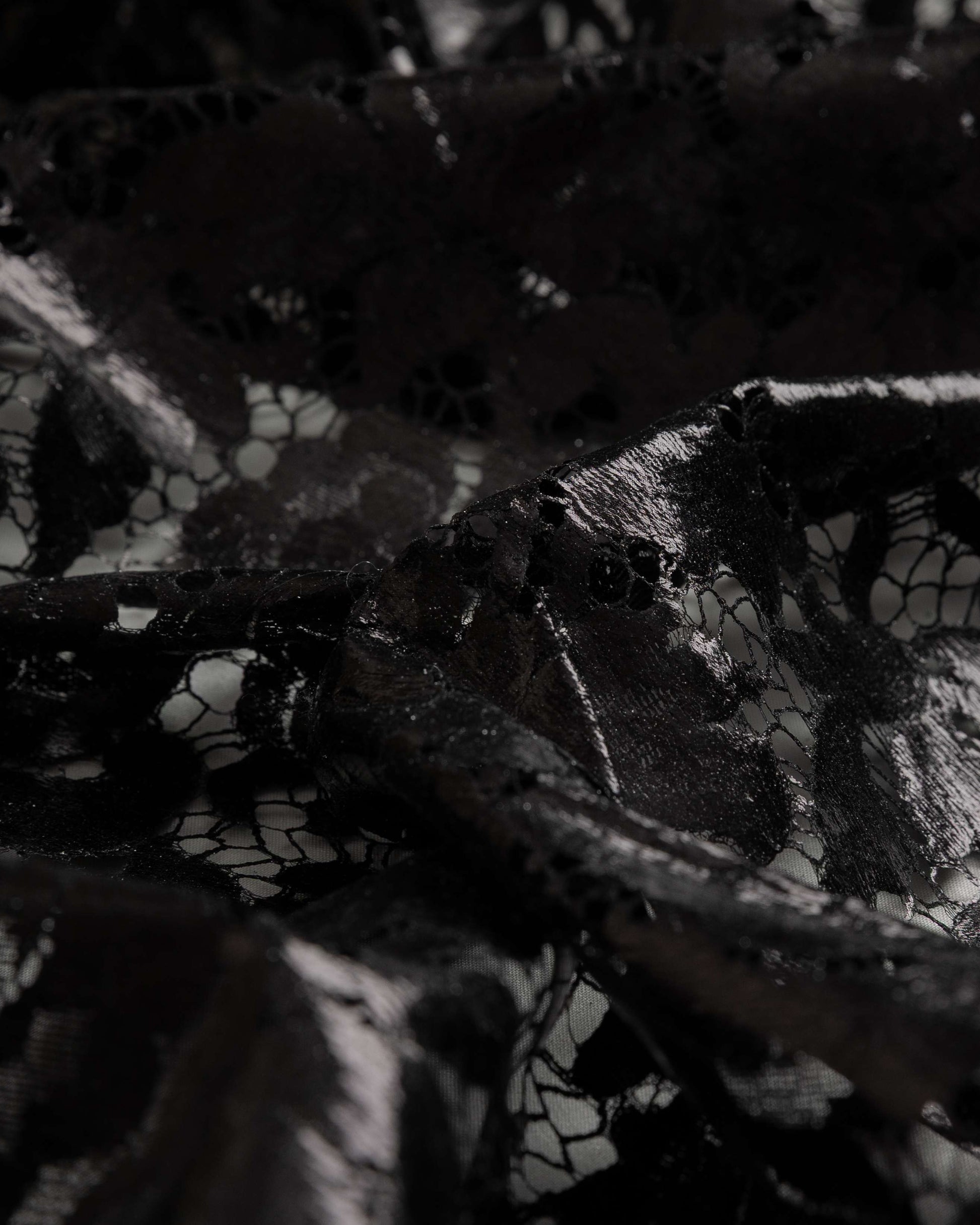 SH Lurex Polyester Floral Fabric