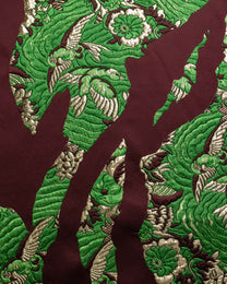 Oskar Silk Wool Floral Fabric