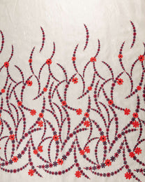 Korean Silk Embroidered Fabric