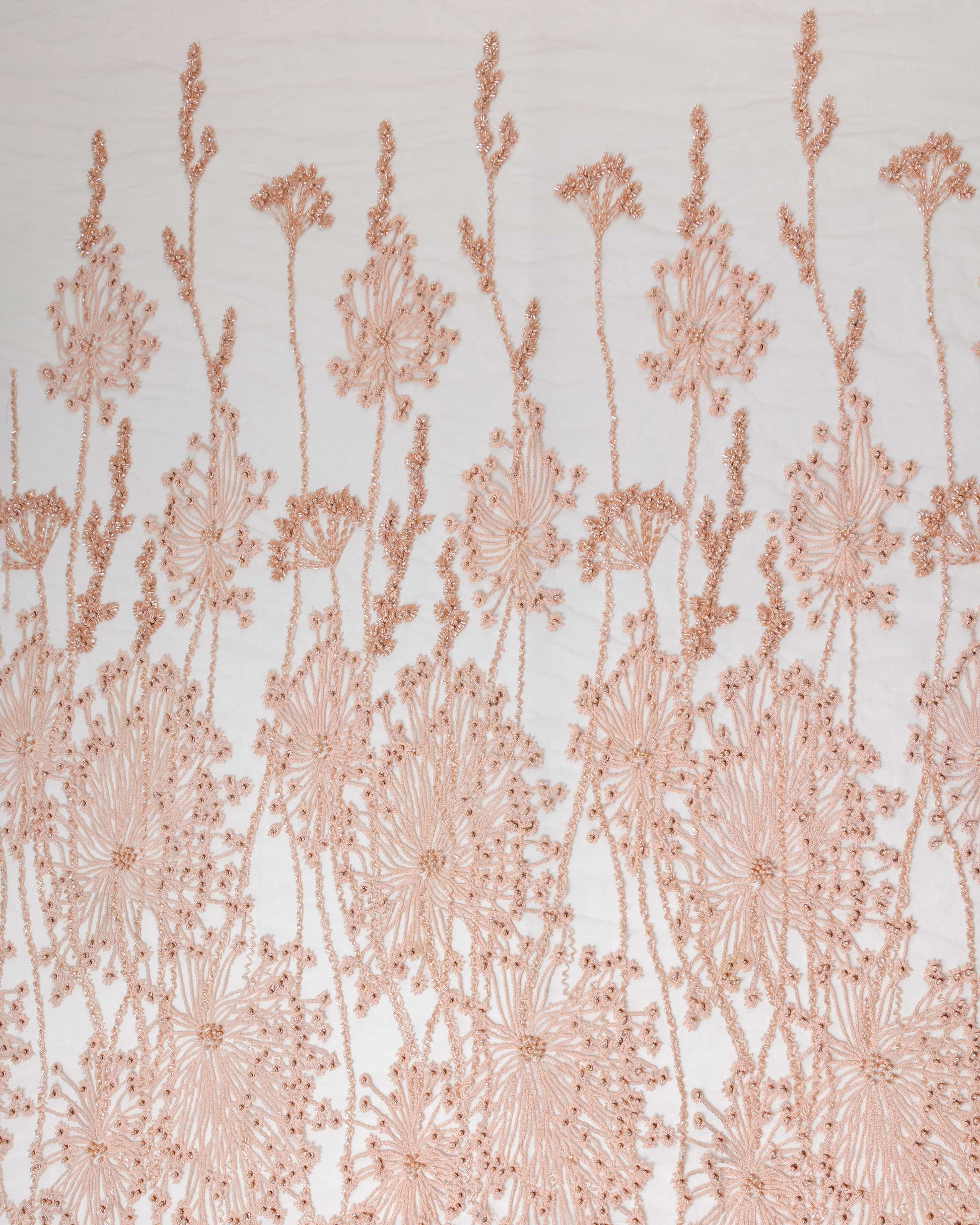 Tulle Embroidery with Beads