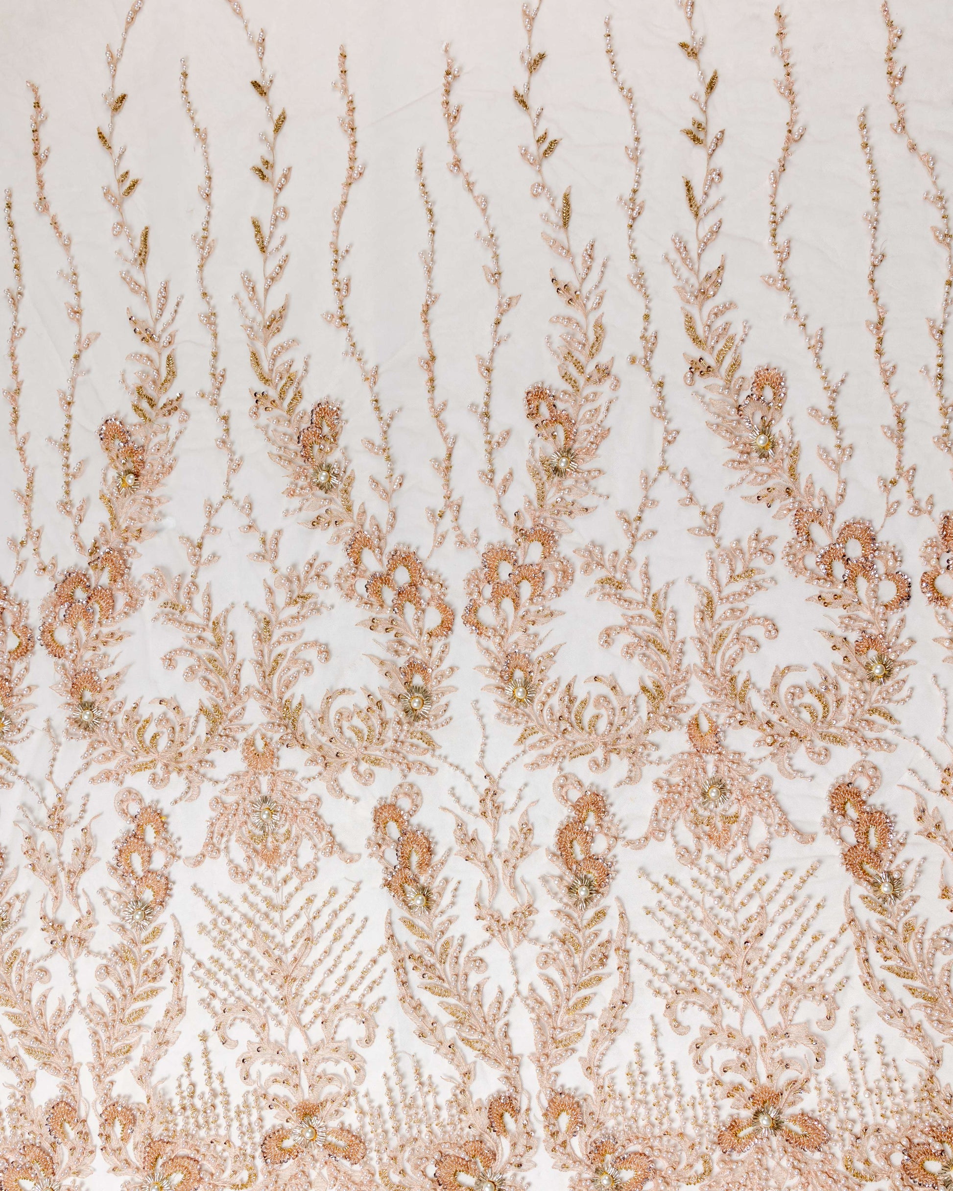 Korean Tulle Polyester Geometric Fabric