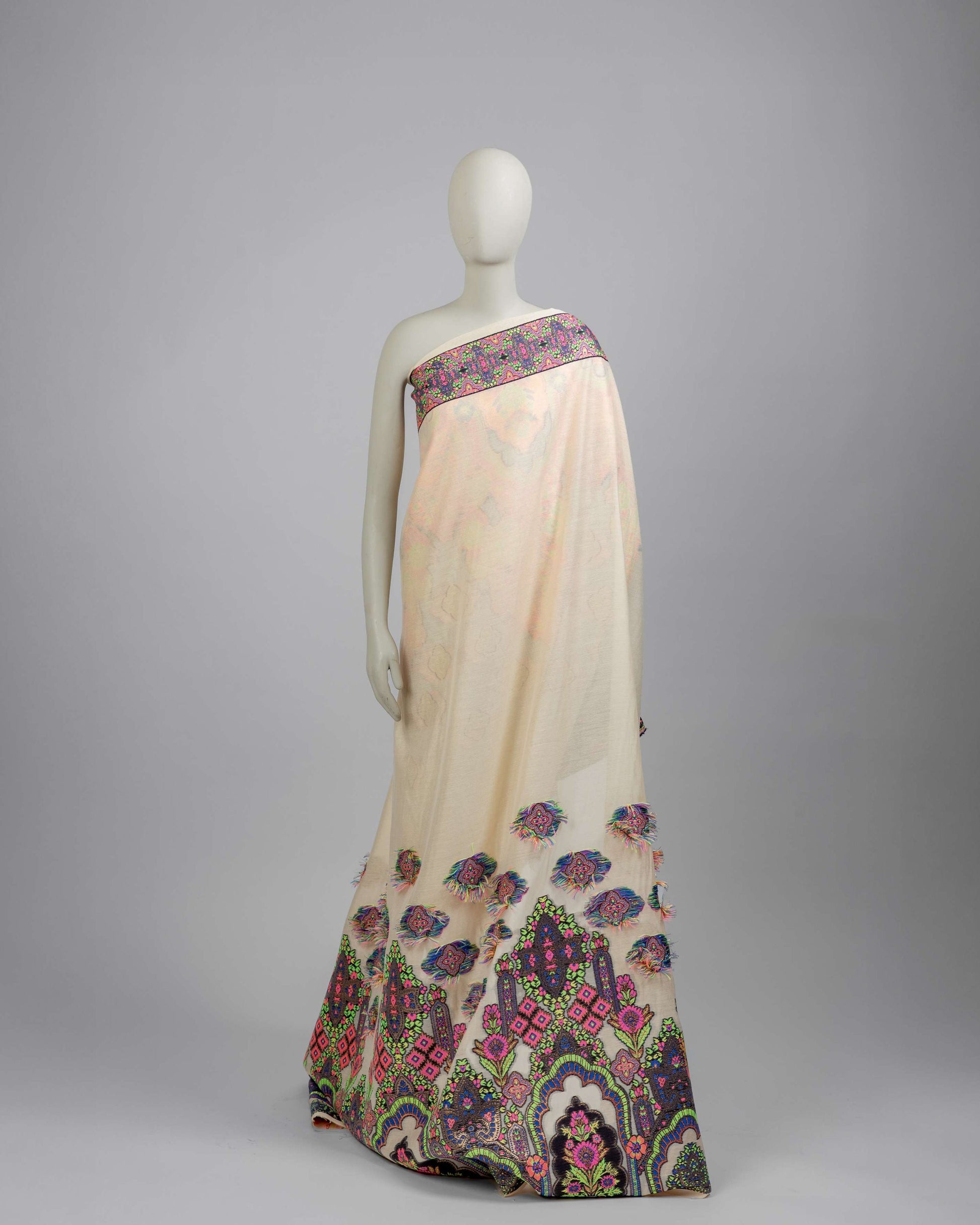 Korean Jacquard Viscose Printed Fabric