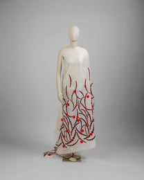 Gazar Embroidery Pure silk