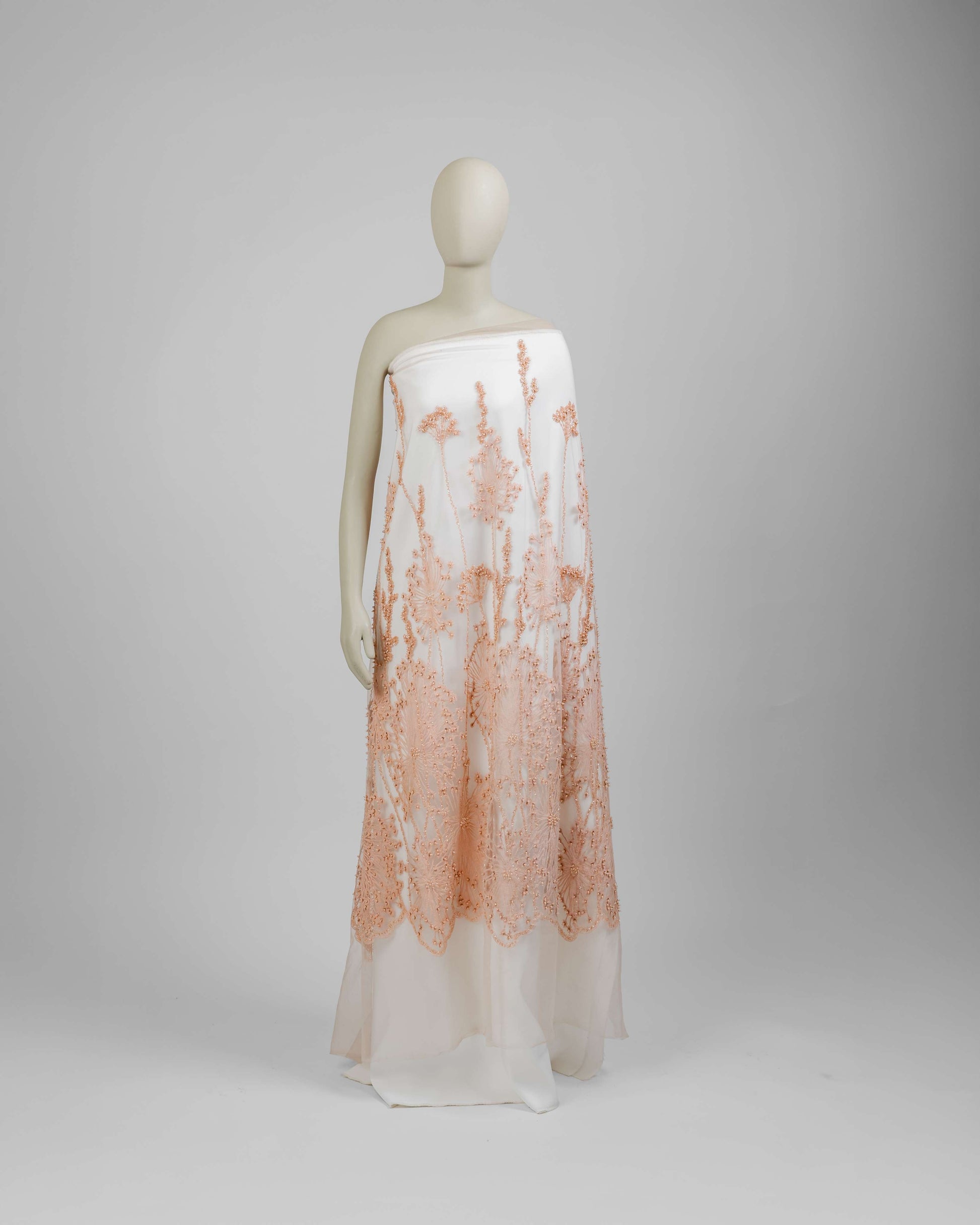 Korean Tulle Polyester Geometric Fabric