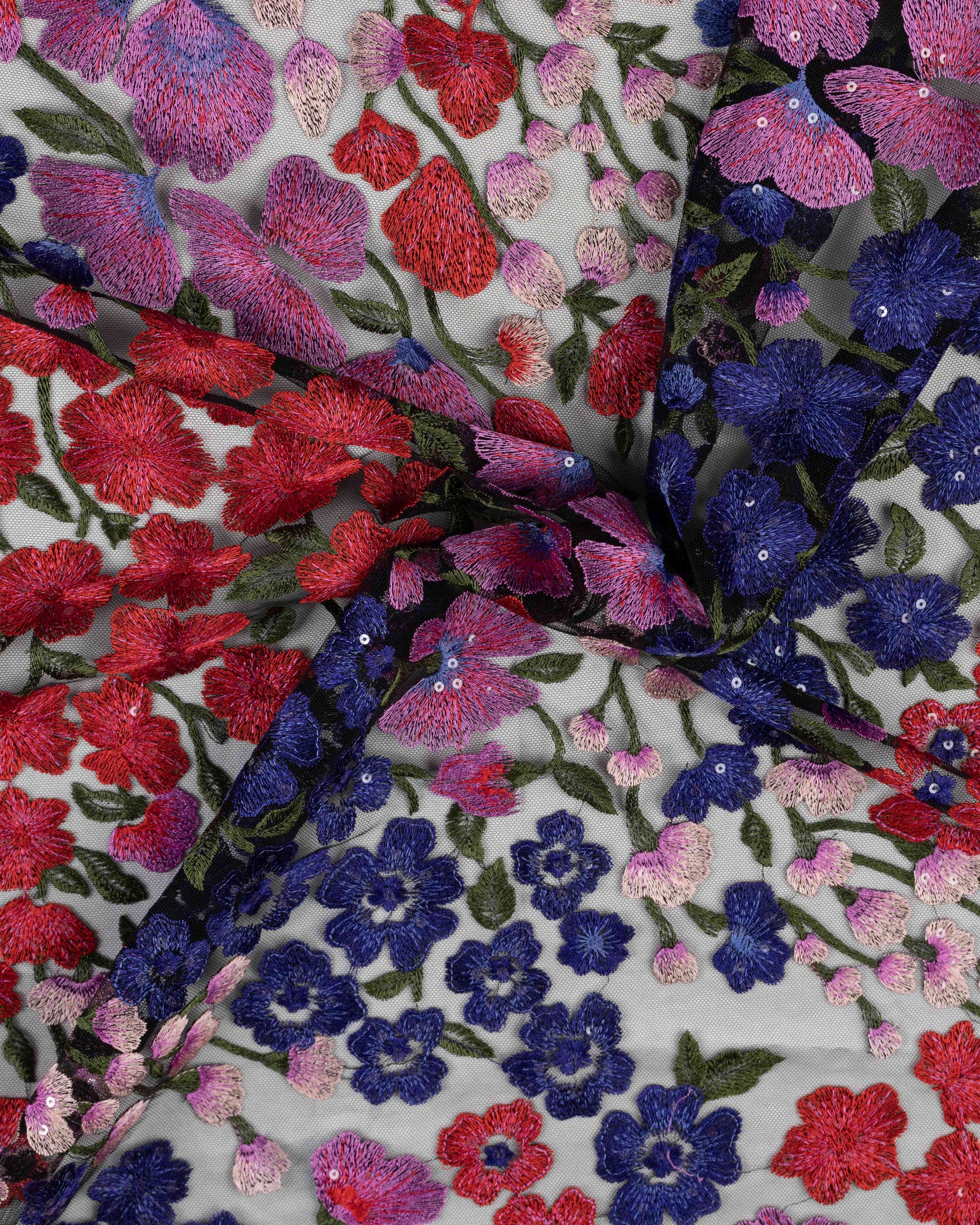 Embroidery Tulle  Sequence