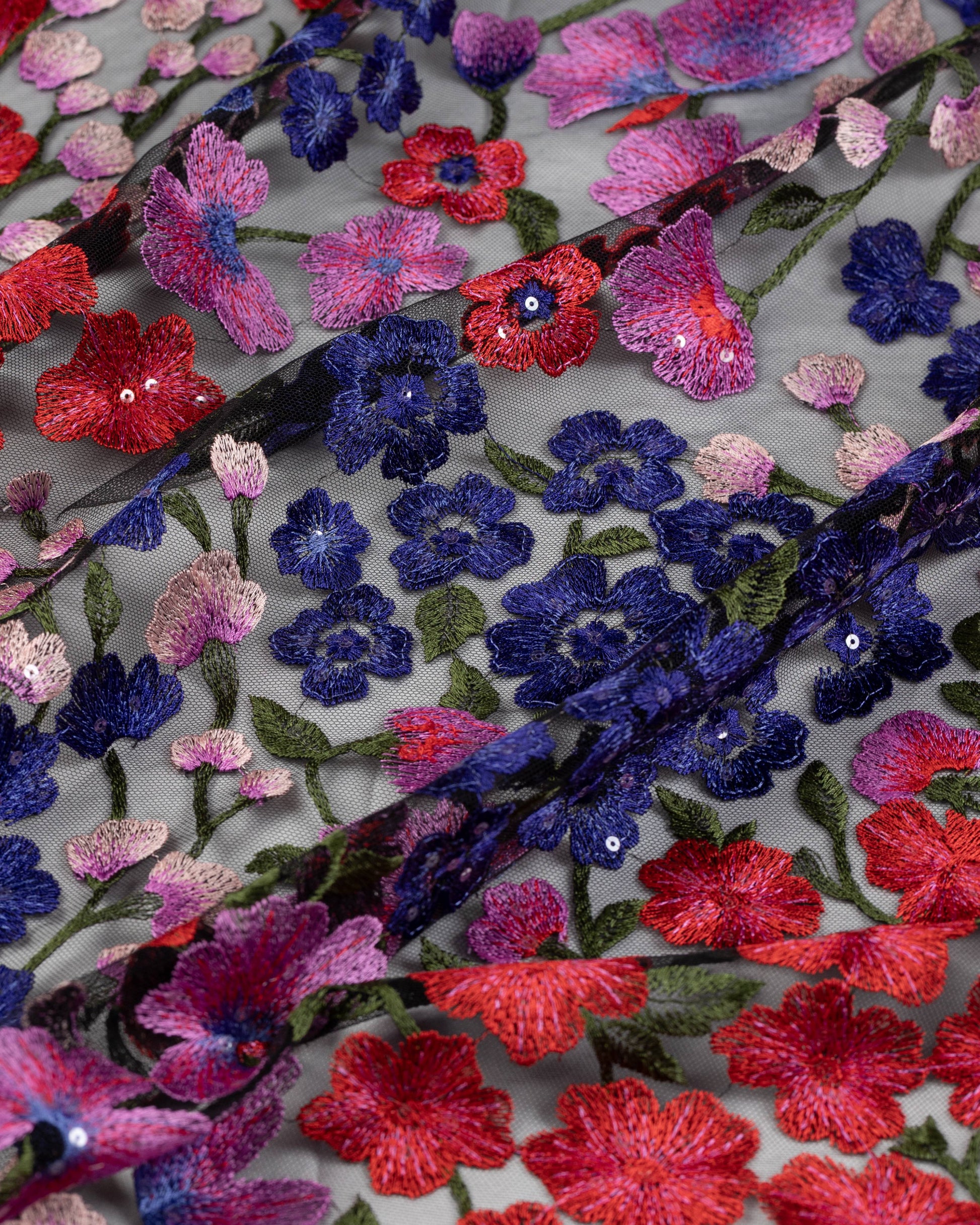 Embroidery Tulle  Sequence