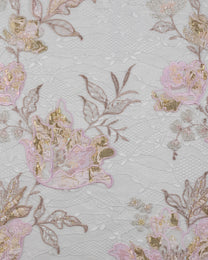 Dantel Jacquard  with Beeds Sequins